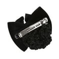 thumbnail image 3 of Black Bowknot Barrette Hair Clip Snood Net for Women, 3 of 3
