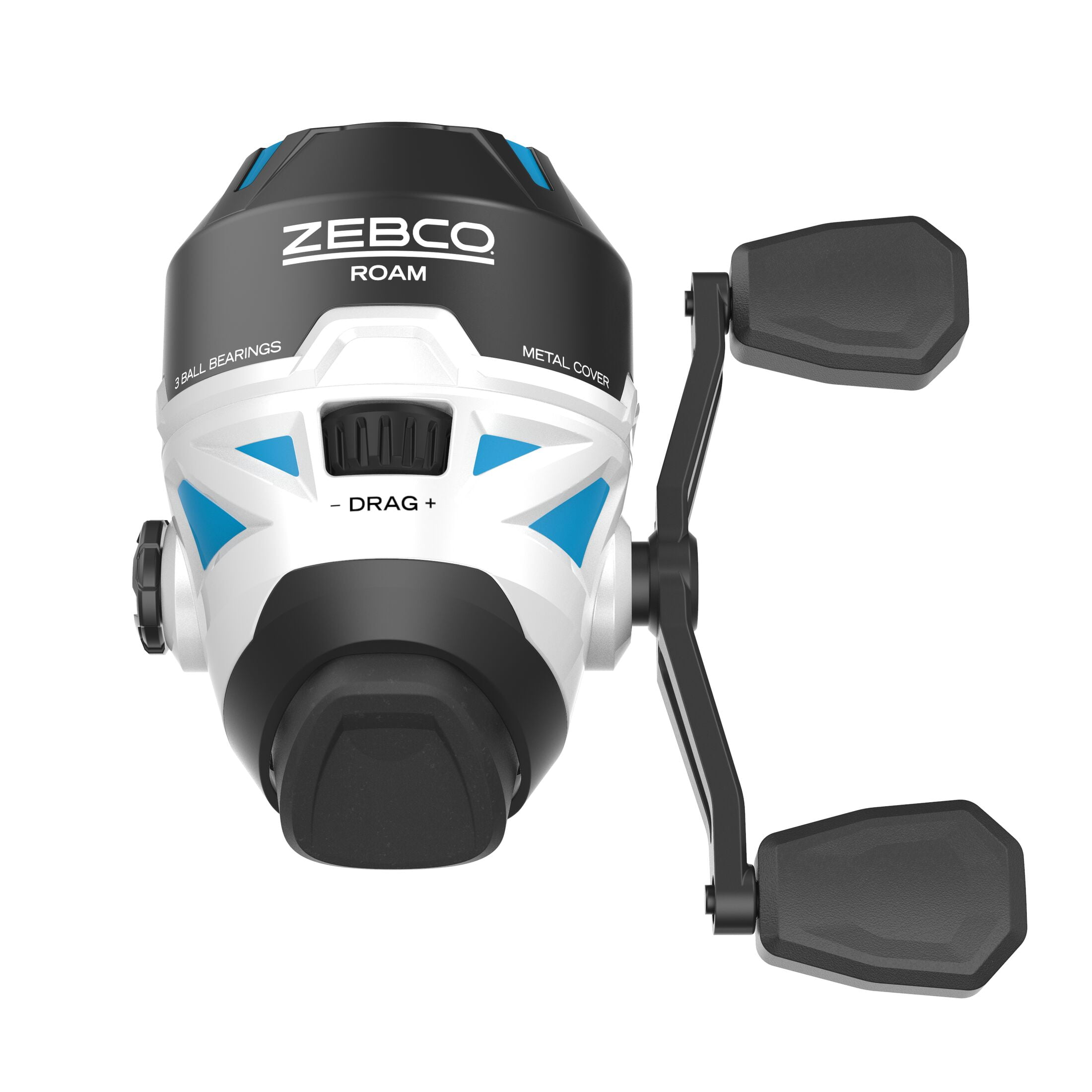 Zebco Roam Spincast Fishing Reel, Size 30 Reel, Blue