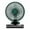 Green, variant on Portable USB Moving Head Fan with Clock, Quiet Oscillating Desktop Fan for Home, Office, Travel - Compact, Multi-Functional, Stylish, Convenient Cooling Solution