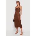 thumbnail image 2 of Women's Pointelle Knit Hem Scoop Neck Crochet Dress, 2 of 3