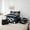 Black Blue, variant on Erosebrida Racing Flag Bedding Twin Size, Neon Plum Honeycomb Comforter Sets With Sheets, Extreme Racing Car Sports For Youth Bedding Sets Twin Size, Microfiber Room Decorative,7Pcs Reversible