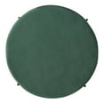 thumbnail image 5 of SAFAVIEH Lisbon Modern Glam Round Cocktail Ottoman, Malachite Green, 5 of 8