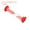 Red, variant on Uxcell 3 Minute Sand Timer, 10pack Small Sandy Clock, Count Down Sand Glass Red