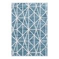 thumbnail image 3 of Unique Loom Matrix Trellis Collection Area Rug - Geometric (4' x 6' Rectangle Blue/Light Blue), 3 of 7