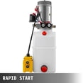 thumbnail image 4 of VEVOR Unité de Pompe Hydraulique 6 Pintes (Plastique, 6 Pintes/double Action) Blanc, 4 of 9