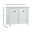 thumbnail image 5 of Saint Birch Ansel Wood White Storage Cabinet, 5 of 5