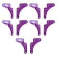 thumbnail image 4 of 10x Hoja de fijación de refuerzo de escalera de mano Universal, resistente, Premium, soporte de placa en L para muebles de madera de escalera de mano Violeta, 4 of 8