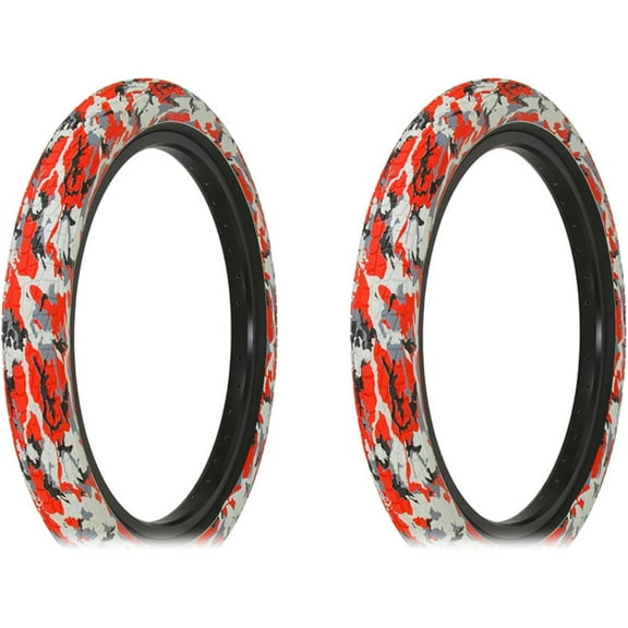 Two bikeTire 20 x 2.35 Red Camo R-4602