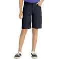 thumbnail image 4 of Real School Juniors' Flat Front Low Rise School Uniform Shorts, 4 of 5