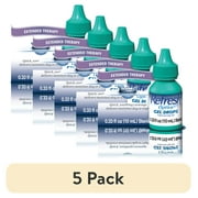 (5 pack) Refresh Optiv Gel Drops Lubricant Eye Gel, Extended Therapy, 0.33 fl oz