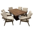 thumbnail image 2 of Set de Comedor Denver 6 Sillas SALVANTO 160x100 cm Mdf UV Color Parota, 2 of 7