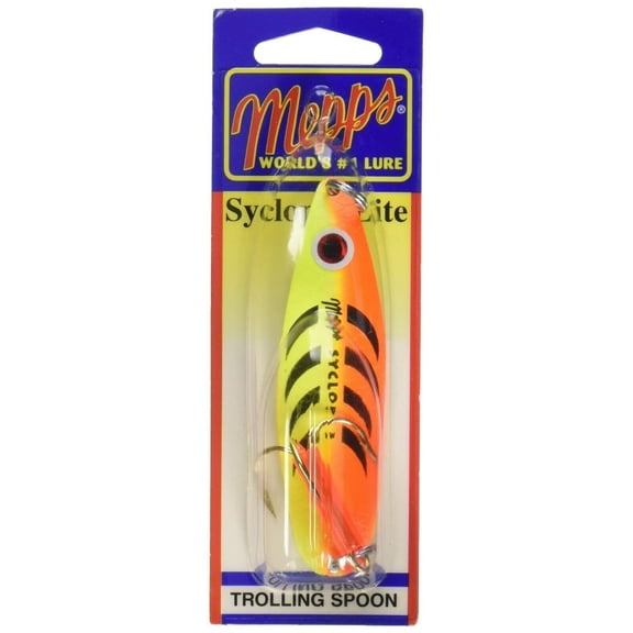 Mepps Syclops Plain Treble Lure, Hot Fire Tiger