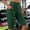 *Green, variant on ClodeEU Women's Solid Color Stretch Capri Yoga Pants with Pockets,Slim Fit Athletic Leggings Dark Gray,Womens Plus XXL