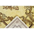 thumbnail image 5 of Glamour Hand Carved Thick Plush Pile Boho Traditional Oriental Floral Area Rug Carpet For Living Room Bedroom (Cream, 3' 9" x 5' 3"), 5 of 11