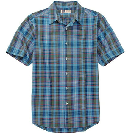 Faded Glory - Big Men's Madras Plaid Shirt
