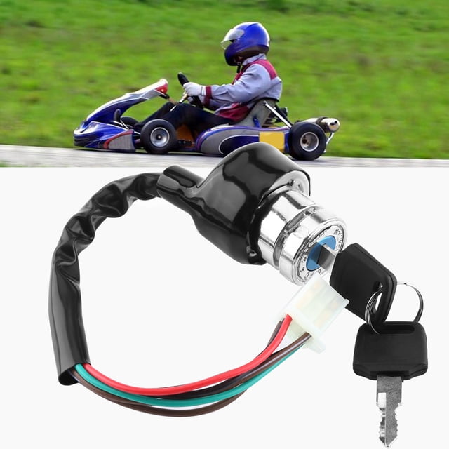 Interruptor De Encendido Universal Para Coche Y Motocicleta, 6 Cables, 3 Posiciones, 2 Llaves, Traje Duradero Para Diferentes Motocicletas