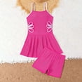 thumbnail image 3 of gcong Girls One Piece Swimsuit Size 10 Hollow out Design Bathing Suits Beach Vacation Outfit Swimsuit for Young Girls, 3 of 5