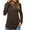 Coffee, variant on JYLFC Womens Crew Neck Tunic T-Shirts Long Shirts Long Sleeve Tops, Black L