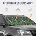 thumbnail image 4 of Haiem Crocodile And Oranges Car Windshield Sun Shade (2 Pieces) Foldable Windshield Sun Shade Car Accessories for Truck SUV Pickup-Large, 4 of 7