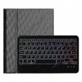thumbnail image 1 of B011s Clavier Bluetooth Rétroéclairé avec Support Triangulaire et Emplacement pour Stylo compatible Pro 11 2021/2020/2018 & Air 4 10.9 Haute Qualité Cadeau, 1 of 5