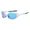 Blue, variant on Polarized Sports Sunglasses Mens,UV400 Protection Mirror Lenses Oval Frame Sun Glasses, Personality Fashion Sunnies Eyewear for Running Cycling Driving Fishing Outdoor Daily Wear Tea