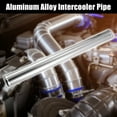 thumbnail image 2 of Unique Bargains OD 45mm 1.77' Length 19.69' 500mm Aluminum Alloy Tube Intercooler Pipe Straight Air Intake Tube for Car, 2 of 6