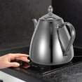 thumbnail image 3 of Thickened Stainless Steel Tea Kettle for Home Use with Infuser 2L Silver, 3 of 4