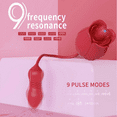 2024 Women Relaxing Body Portable Roses Toy with Washable and