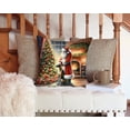 thumbnail image 3 of Carolines Treasures DAC4123PW1414 14 x 14 in. Greyhound & Santa Claus Throw Pillow, 3 of 5