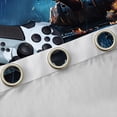 thumbnail image 4 of Homewish Camouflage Gamepads Boy Blackout Curtains Set of 2 (52x84 Each),Video Game Window Curtains,Abstract Camo Gamer Curtains and Drapes,Breathable Home Decor, 4 of 6