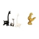 thumbnail image 5 of Estatua de jirafa, adorno de cerámica, escultura de animal, figura de resina, decoración de pollo, adecuada para oficina, dormitorio, estantería, escr, 5 of 8