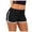 Black, variant on Outfmvch Shorts For Women Gym Shorts Women Women'S Sport Yoga Fitness Pants Stretch Sheath Mid Waist Drawstring Shorts Womens Sweatpants Black L