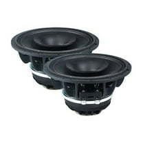 MP Series 6.5" 2-Way Full-Range Coaxial Speaker w/1" Horn Tweeter (4Ω) - MP654