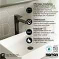 thumbnail image 2 of Karran Usa Vc503422 Valera Collection 15-1/2" Vitreous China Vessel Bathroom Sink - White, 2 of 6