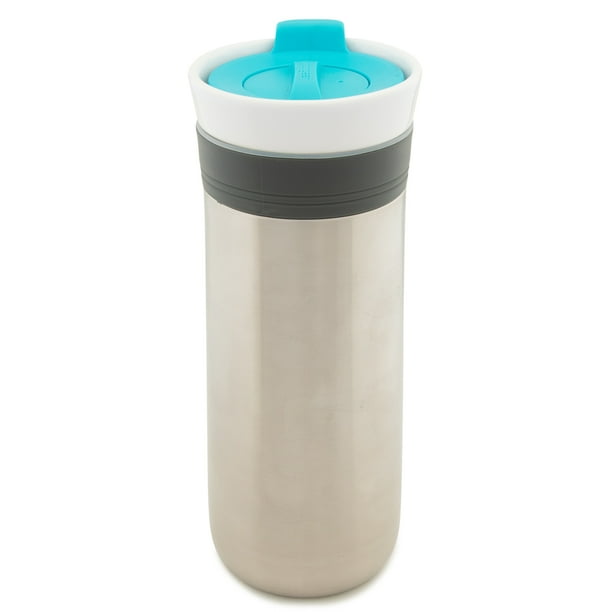 Cool Gear Kafe Insulated Coffee Mug Tumbler, Stainless Steel, Ceramic