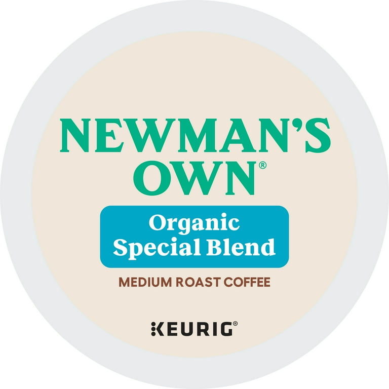Newman s Own Organics Special Blend Medium Roast K Cup Coffee Pods 24 Count USDA Certified Recyclable Walmart