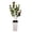 120cm red, variant on WildVenture Artificial Rubber Camellia Tree – Real Touch Red/White Flowers – Modern White Planter – Lifelike Exotic Faux Indoor Plant for Home, Office, Bedroom