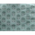 thumbnail image 4 of oneOone Georgette Viscose Fabric Leaves & Floral Block Printed Fabric 1 Yard 42 Inch Wide, 4 of 5