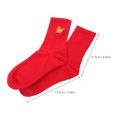 thumbnail image 2 of BESTYASH 2 Pares Calcetines De Media Para Y Mujer Con Zodiacal Del Año 2026, 2 of 6