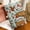 Squirrel, variant on Women Cute Zipper Hasp Short Wallet, Frosted Printed PU Leather Large Capacity Coin Purse, Girl Clutch ID Card Holder Money Bag