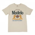 thumbnail image 2 of Modelo Men's Logo Short Sleeve Graphic T-Shirt Natural X-Large  US, 2 of 2