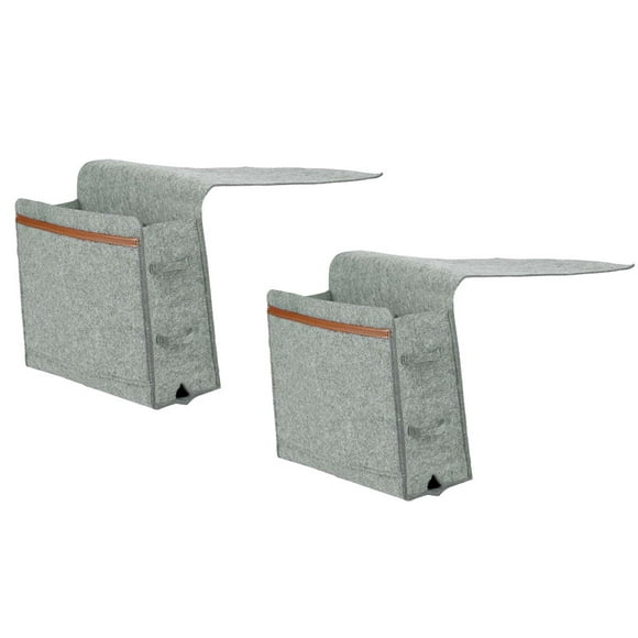 STRANDCHIC 1 Pce Sac en Feutre Suspendu Gris Clair pour Canapé Organisateur de Chevet pour Usage Domestique