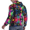 thumbnail image 7 of Men's Colorful Tie Dye Pullover Hoodie Plus Size Long Sleeve Sport Outwear Hooded Sweatshirt, 7 of 7