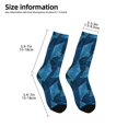 thumbnail image 2 of Fuzoiu Stingray Print Kids Socks For Boys Girls,Grip Crew Socks with Non Slip,Lightweight Stretch Crew Socks,Toddlers Crew Boot Socks, 2 of 5