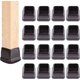 thumbnail image 1 of 24 Pcs Square Felt Chair Leg Caps, Non-Slip Floor Protectors for Furniture & Hardwood Floors, 1 of 5