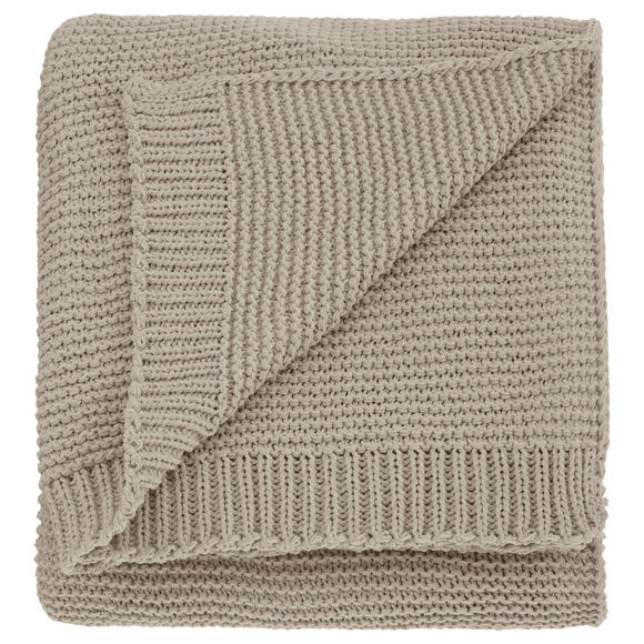 Bouclair Jeté Lonny Beige Pâle 50 X 60 X 60 Po (127 X 152,4 X 152,4 cm)