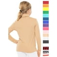 thumbnail image 3 of Stretch Is Comfort Girl's Oh so Soft Long Sleeve Turtleneck | Poly Spandex|Child Size 2 -16, 3 of 6