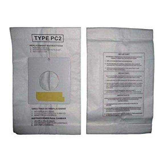 20 Compatible with Sharp Canister Type PC-2 Vacuum Cleaner Allergy Bags, EC-10PC2, EC-05PC2 EC-P