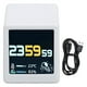 thumbnail image 2 of Pantalla Meteorológica De Tiempo De Existencias, Manipulación Táctil Fácil Pantalla De Ciudad Doble Reloj Digital Ticker De Existencias De Tiempo WiFi De 2,4 GHz Para, 2 of 7