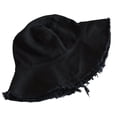 thumbnail image 1 of Chapeau de Soleil Pliable pour Femmes Chapeau de Pêcheur Rétro Tissé pour Fête, 1 of 6